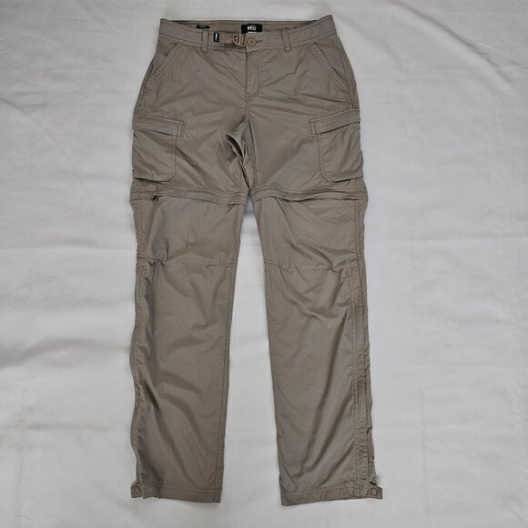 REI Co-op Women's Relaxed Belted Waist Sahara Convertible Hiking Pants Size 10 - Picture 3 of 16